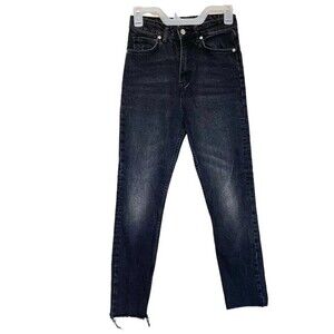 BDG Urban Outfitters Womens Jeans Distressed Frayed Sz 25 High Waist Skinny